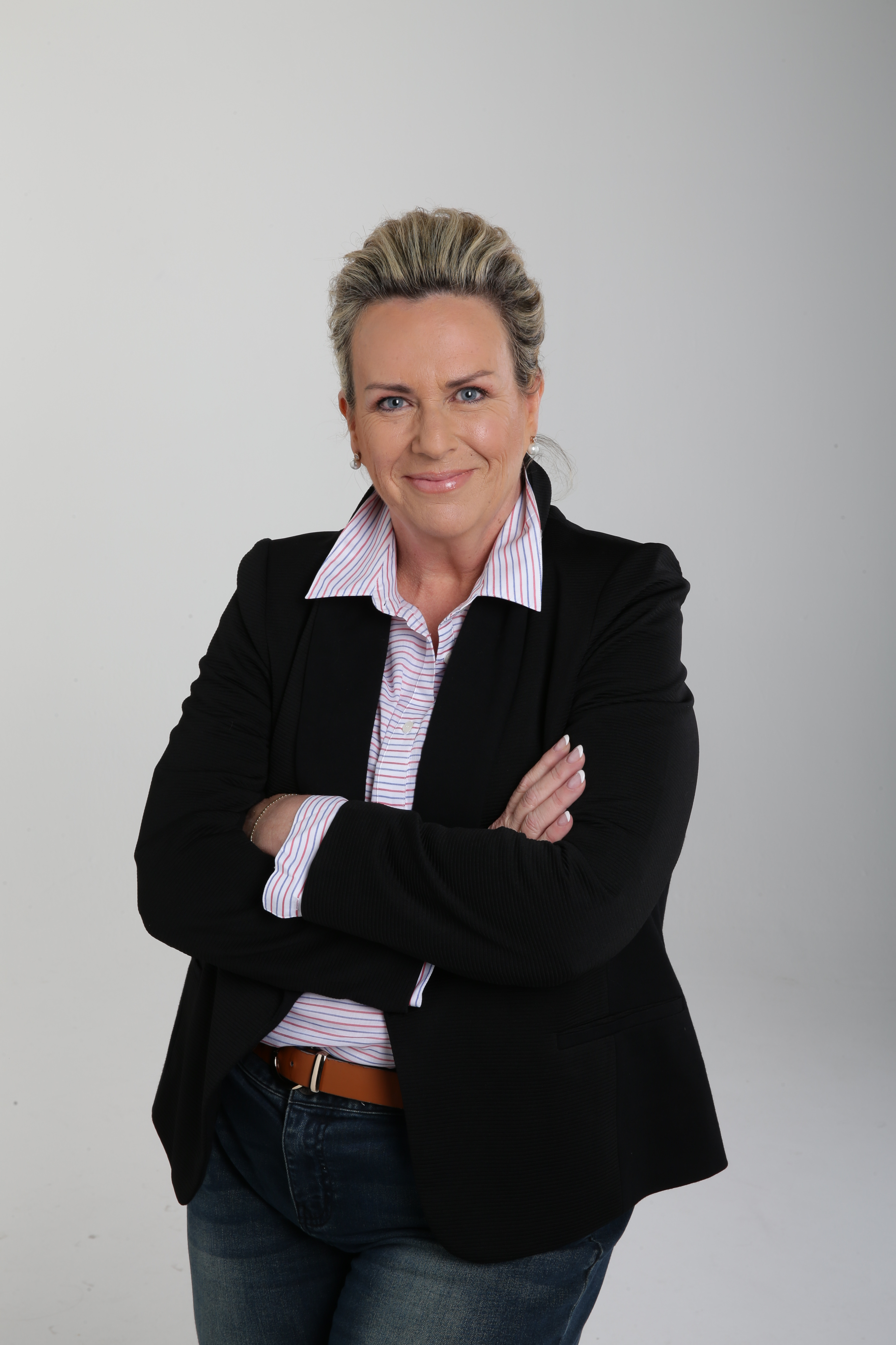 Video presenter headshots